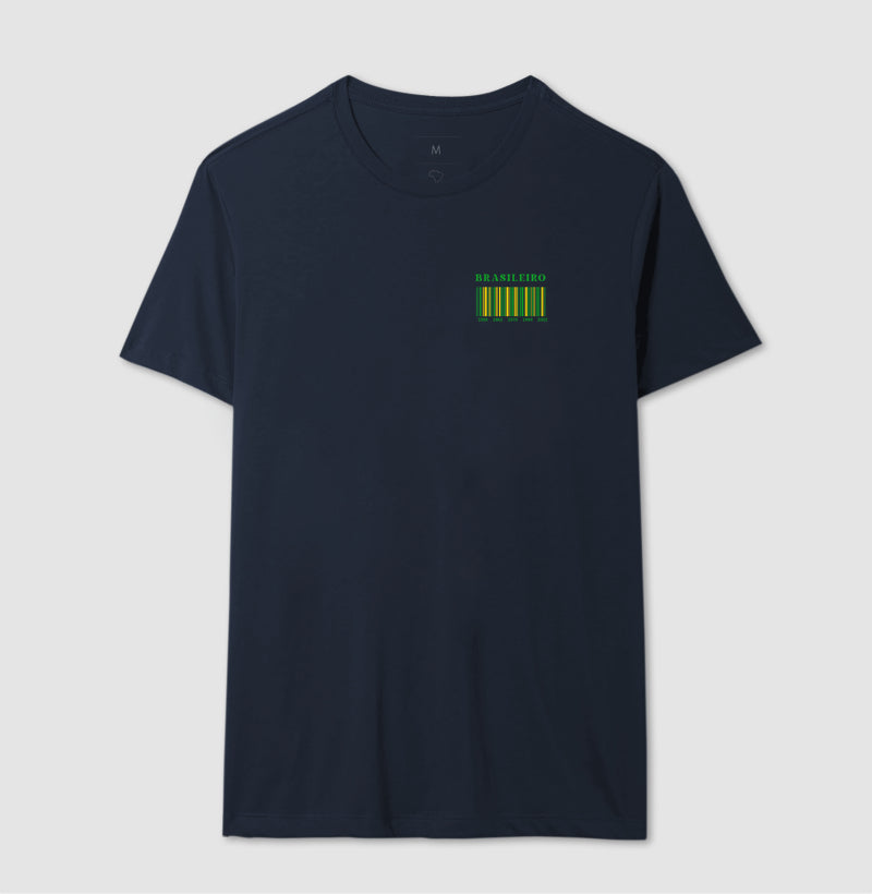 Camiseta - Código Brasil - VÁRIAS CORES - 100% algodão