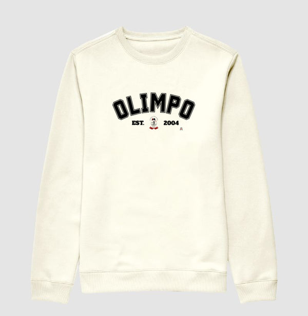 Moletom Olimpo EST 2004 - BRANCA - 100% algodão