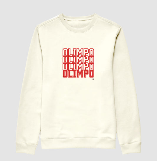 Moletom Olimpo Efeito - BRANCA - 100% algodão