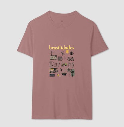 Camiseta - Brasilidades - ROSA - 100% Algodão