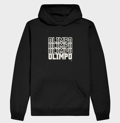 Hoddie Moletom Olimpo Efeito - PRETA E MARINHO - 100% algodão
