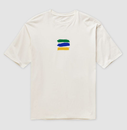 Camiseta Oversized - Brasil em traços - Coleção Project 26