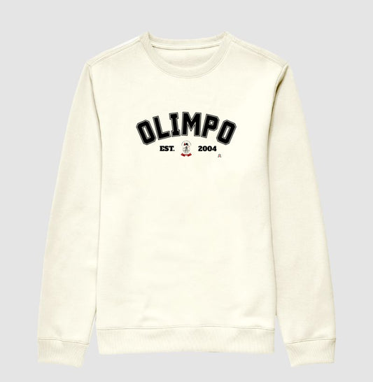 Moletom Olimpo EST 2004 - BRANCA - 100% algodão