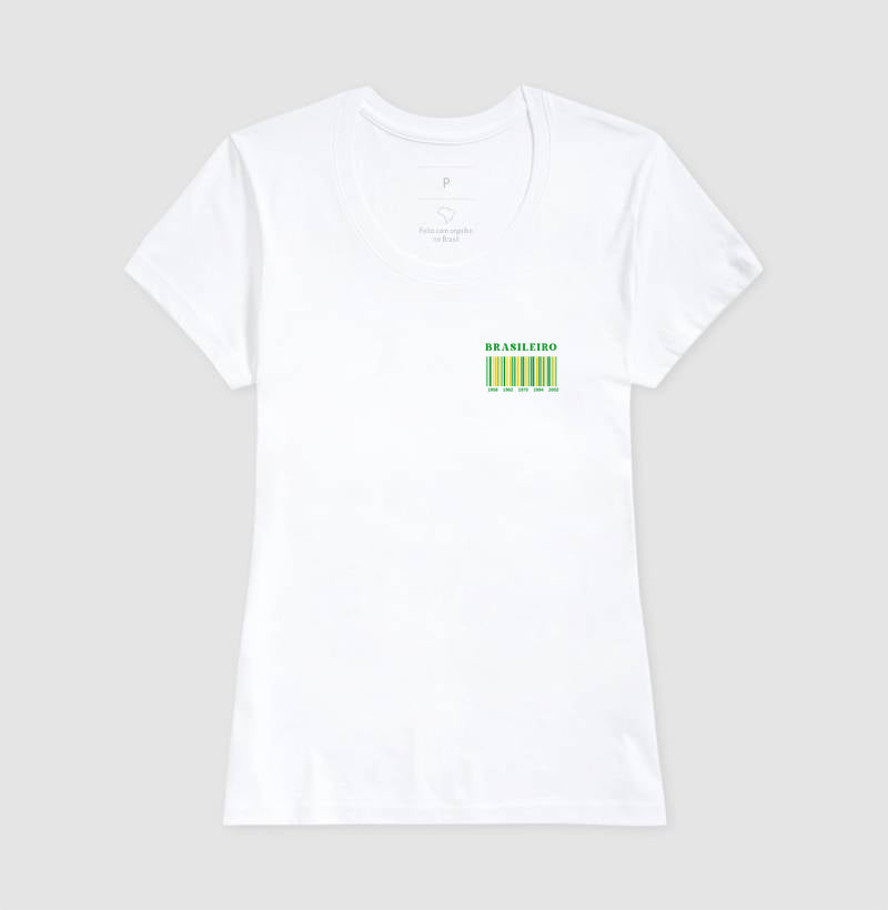Camiseta - Código Brasil - VÁRIAS CORES - 100% algodão