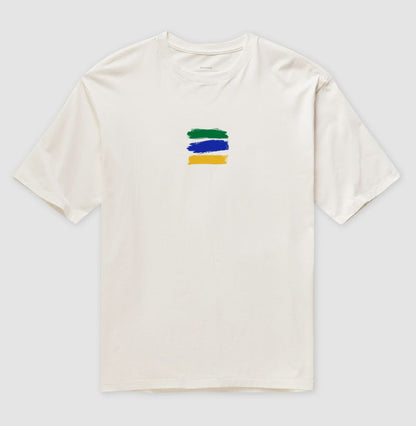 Camiseta Oversized - Brasil em traços - Coleção Project 26