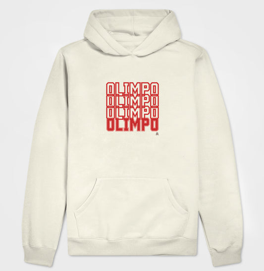 Hoddie Moletom Olimpo Efeito - BRANCA - 100% algodão