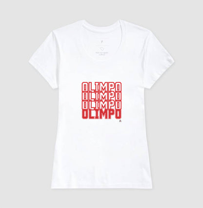 Camiseta Olimpo Efeito - BRANCA CINZA MARINHO - 100% algodão