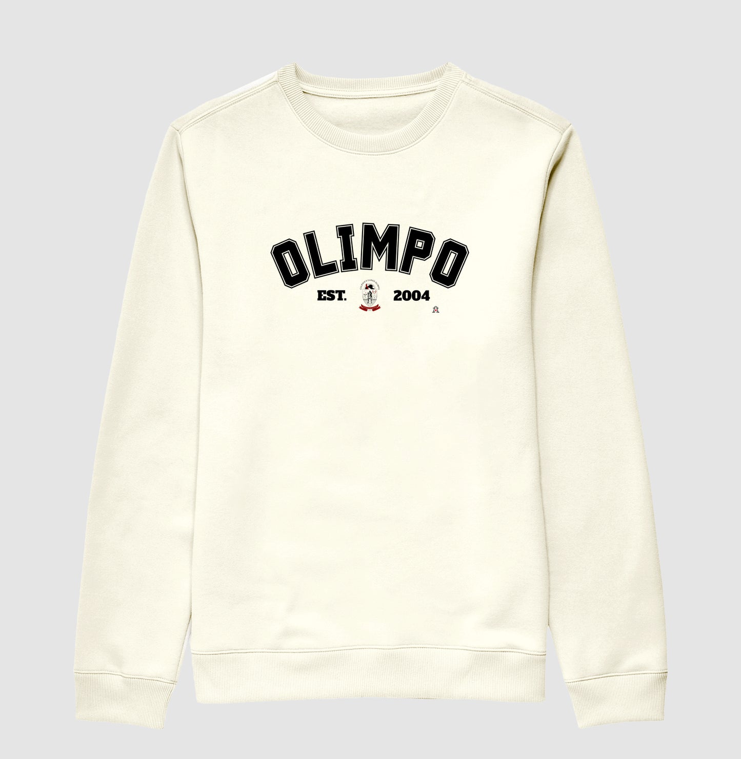 Moletom Olimpo EST 2004 - BRANCA - 100% algodão