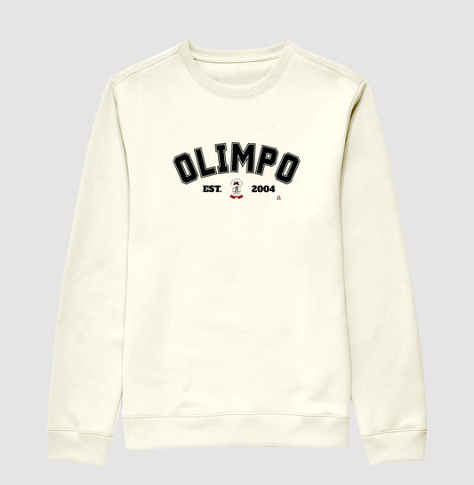 Moletom Olimpo EST 2004 - BRANCA - 100% algodão