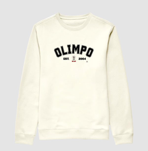 Moletom Olimpo EST 2004 - BRANCA - 100% algodão
