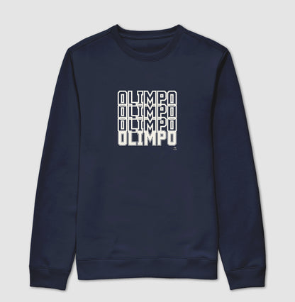 Moletom Olimpo Efeito - PRETA E MARINHO - 100% algodão