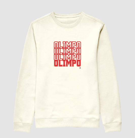Moletom Olimpo Efeito - BRANCA - 100% algodão