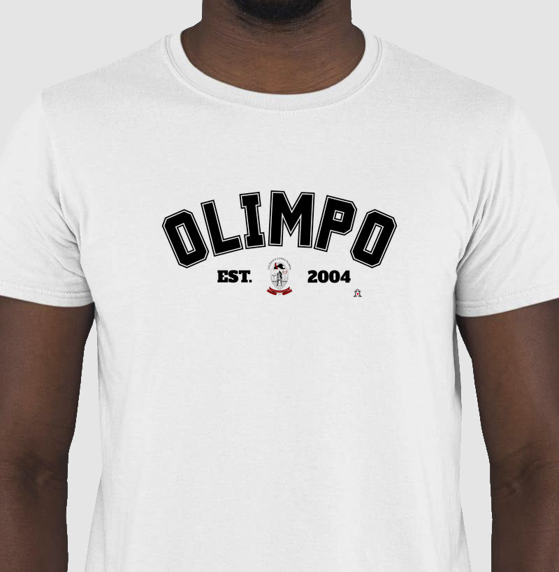 Camiseta Olimpo EST 2004 - BRANCA - 100% algodão