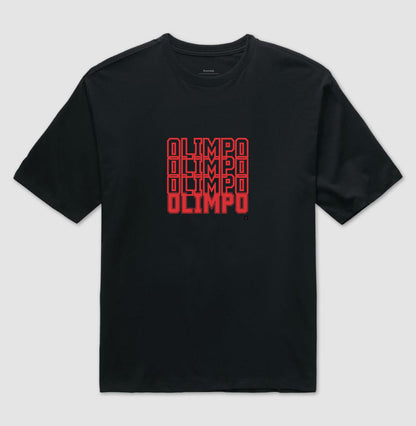 Camiseta Oversized Olimpo Efeito - BRANCA CINZA MARINHO - 100% algodão