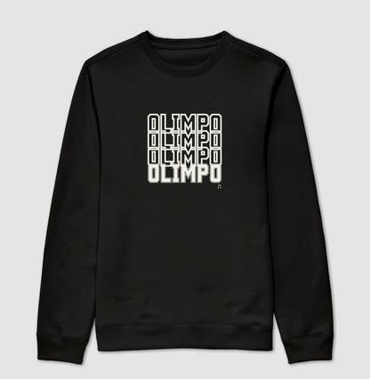 Moletom Olimpo Efeito - PRETA E MARINHO - 100% algodão