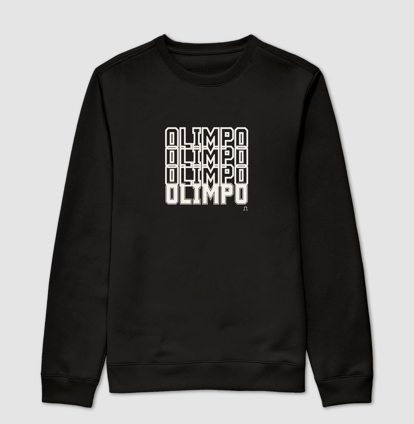 Moletom Olimpo Efeito - PRETA E MARINHO - 100% algodão